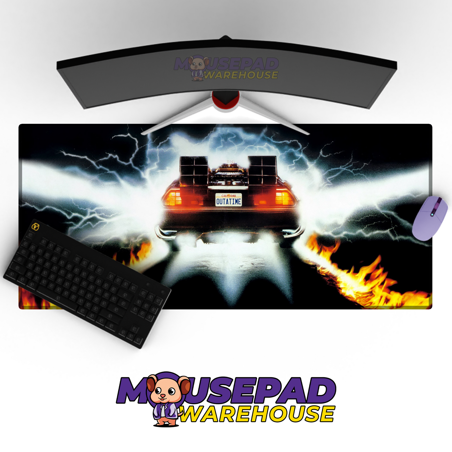 Back to the Future V2 Mousepad Mockup