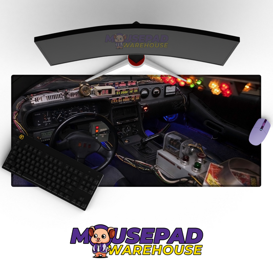 Back to the Future V31 Mousepad Mockup