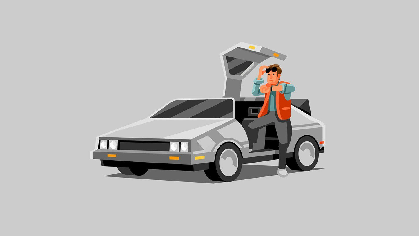 Back to the Future V33 Mousepad