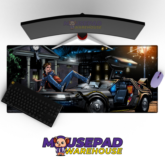 Back to the Future V34 Mousepad Mockup