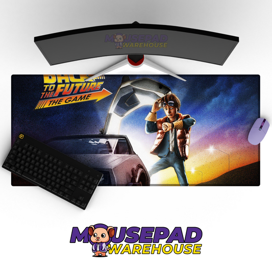 Back to the Future V37 Mousepad Mockup