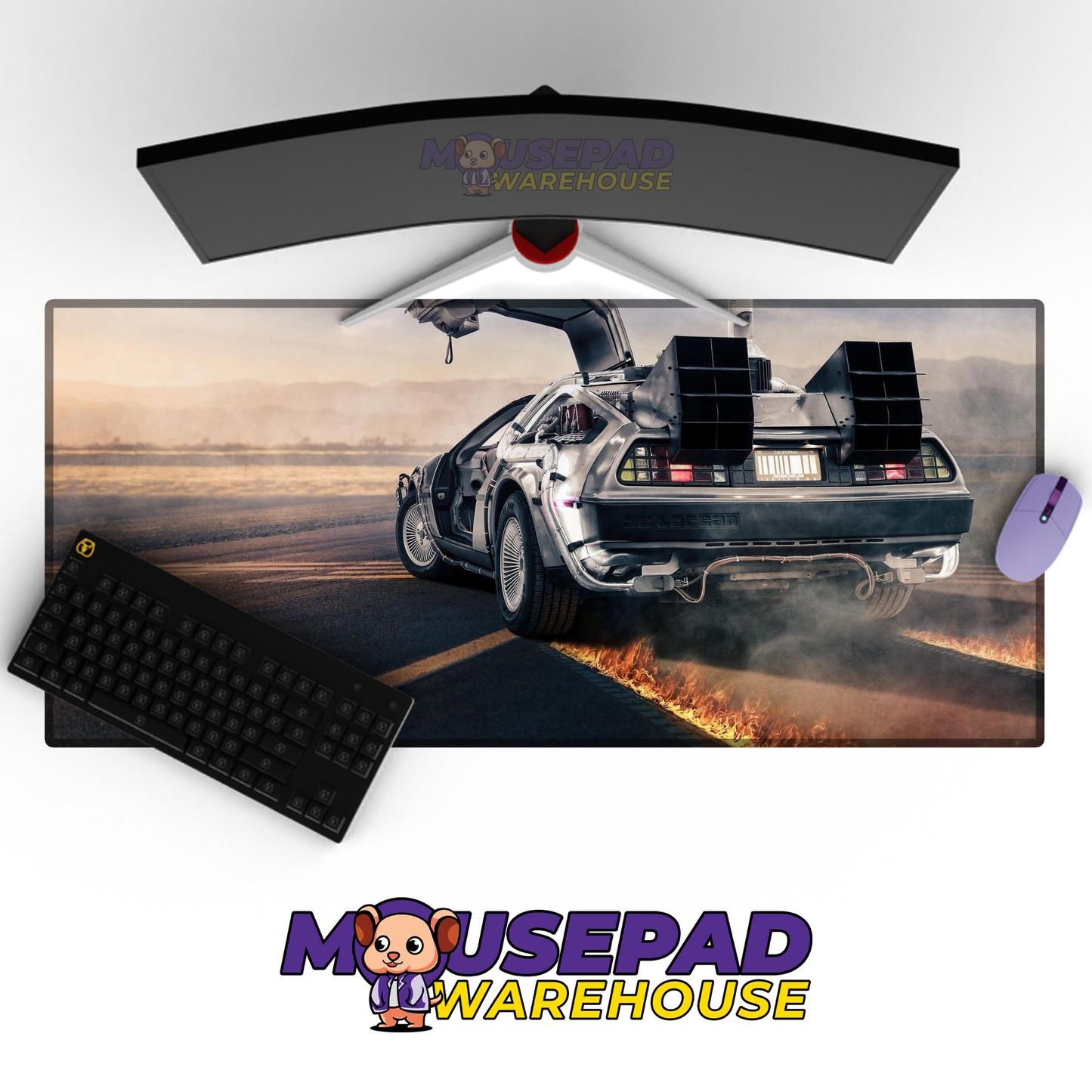 Back to the Future V38 Mousepad Mockup