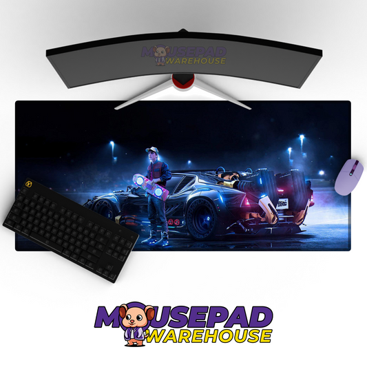 Back to the Future V39 Mousepad Mockup