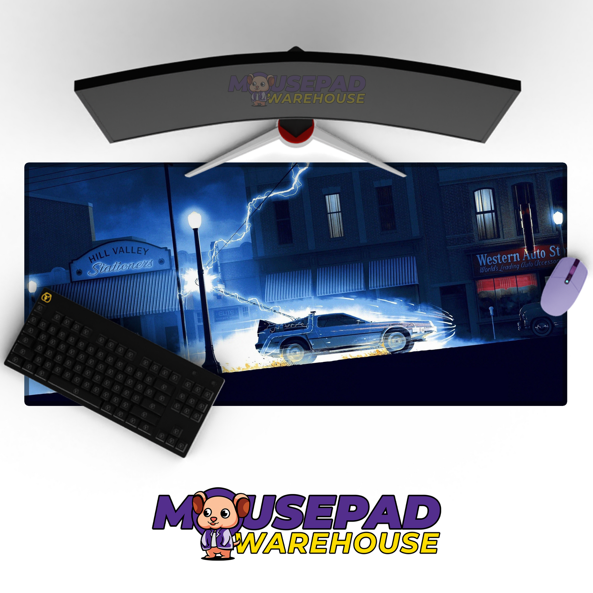 Back to the Future V3 Mousepad Mockup