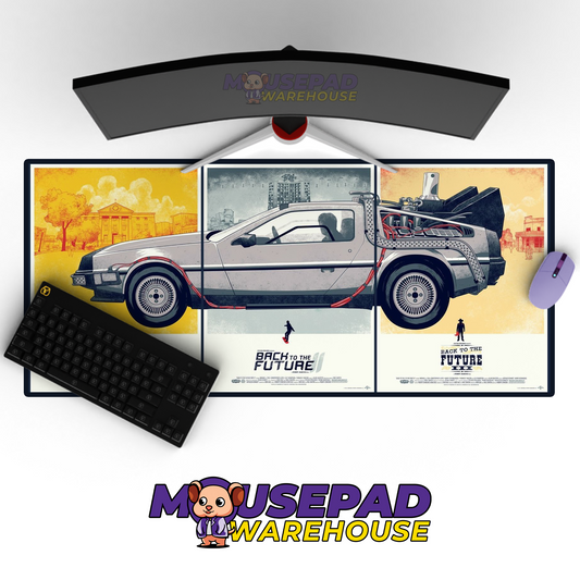 Back to the Future V43 Mousepad Mockup