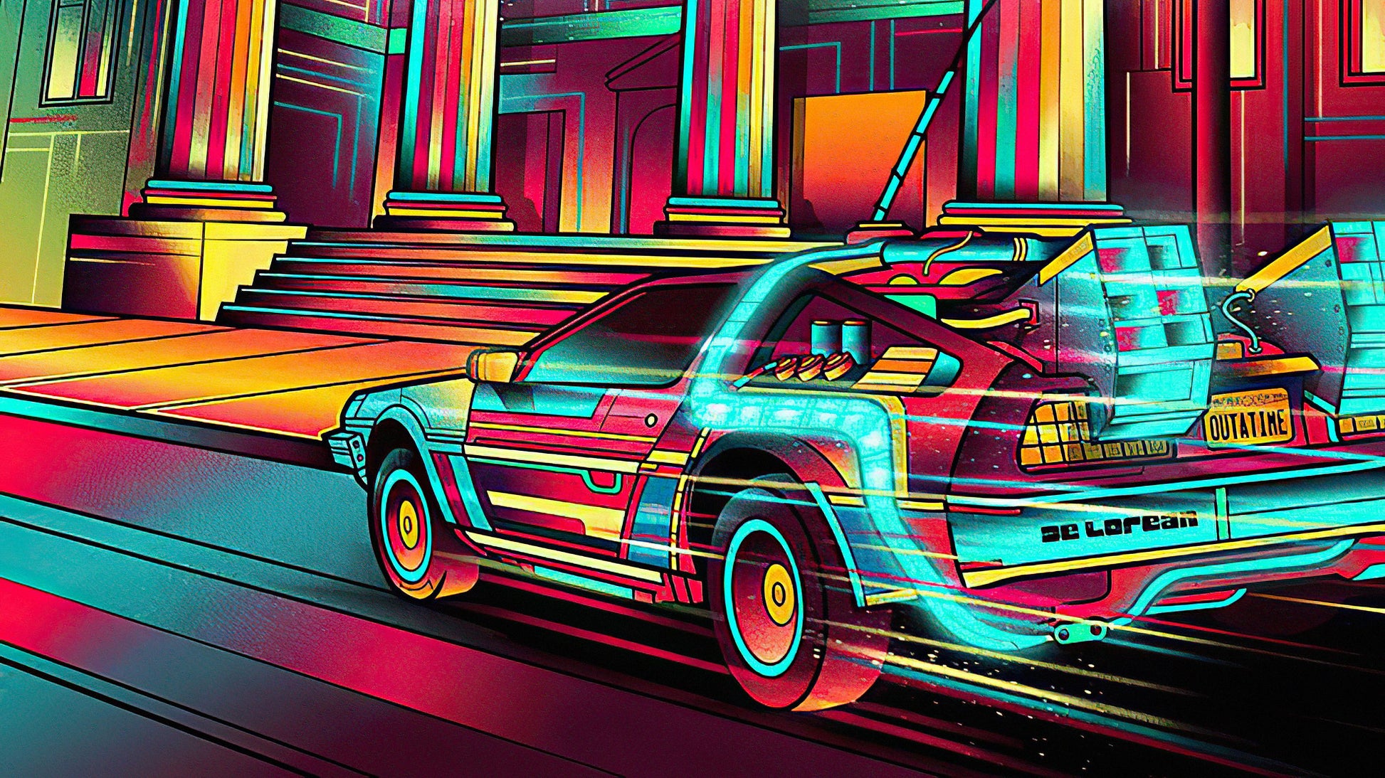 Back to the Future V44 Mousepad