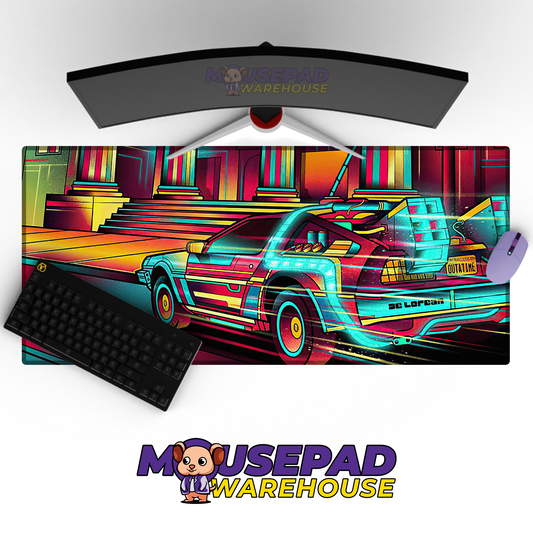Back to the Future V44 Mousepad Mockup