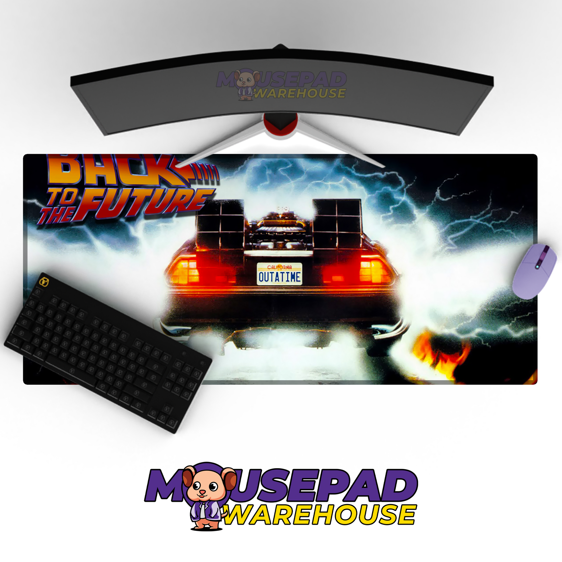 Back to the Future V5 Mousepad Mockup