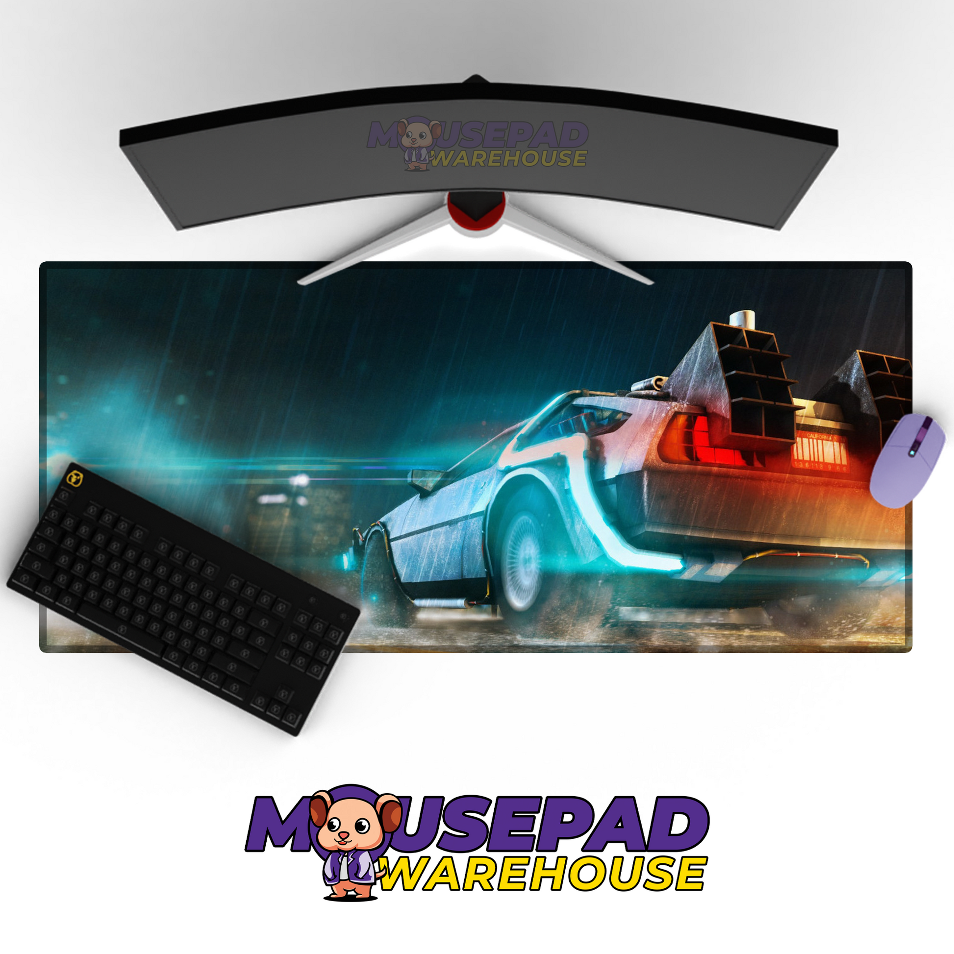 Back to the Future V6 Mousepad Mockup