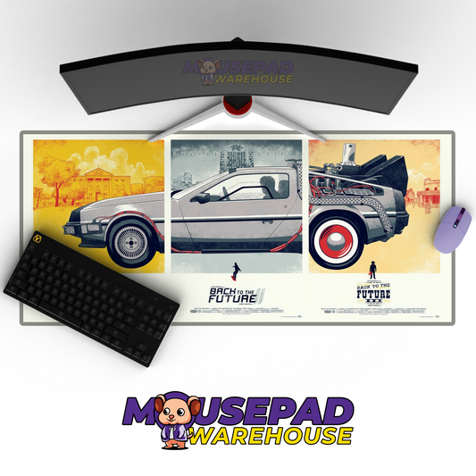 Back to the Future V8 Mousepad Mockup