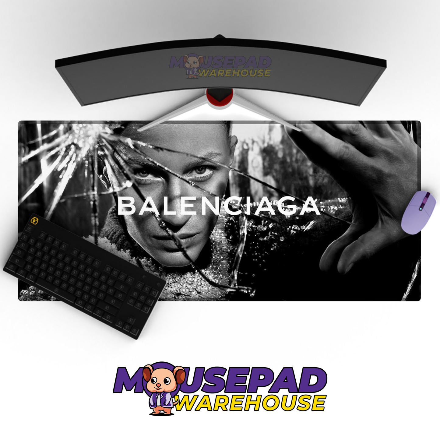 Balenciaga V12 Mousepad Mockup