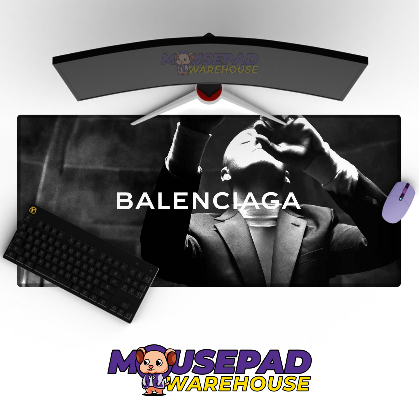 Balenciaga V4 Mousepad Mockup
