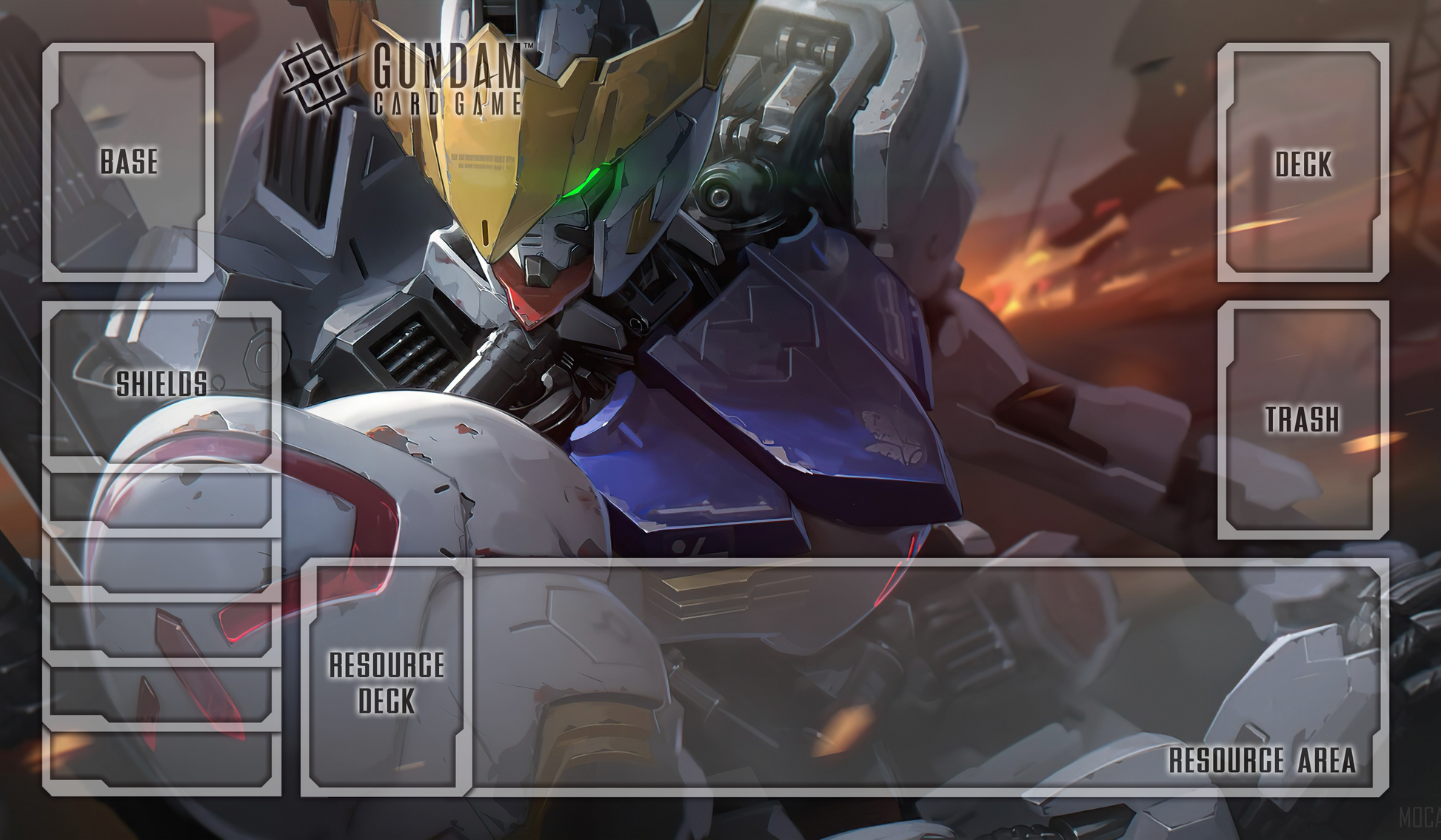 Barbatos 4th Form V2 Gundam TCG Playmat