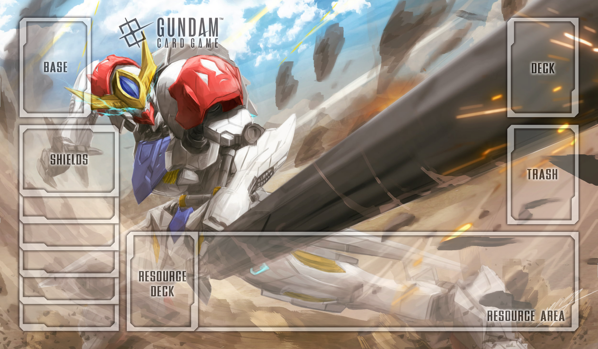 Barbatos Lupus Gundam TCG Playmat