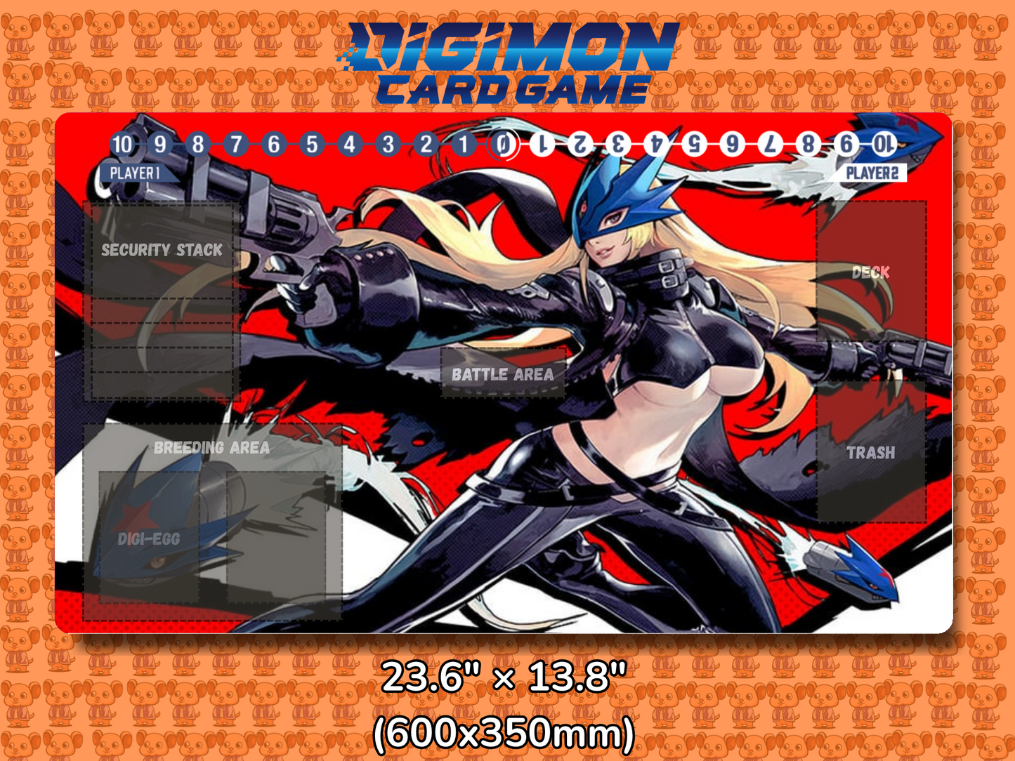 Beelstarmon Digimon Card Game Playmat Mockup