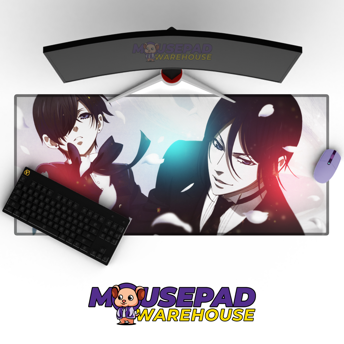 Black Butler V12 Mousepad Mockup