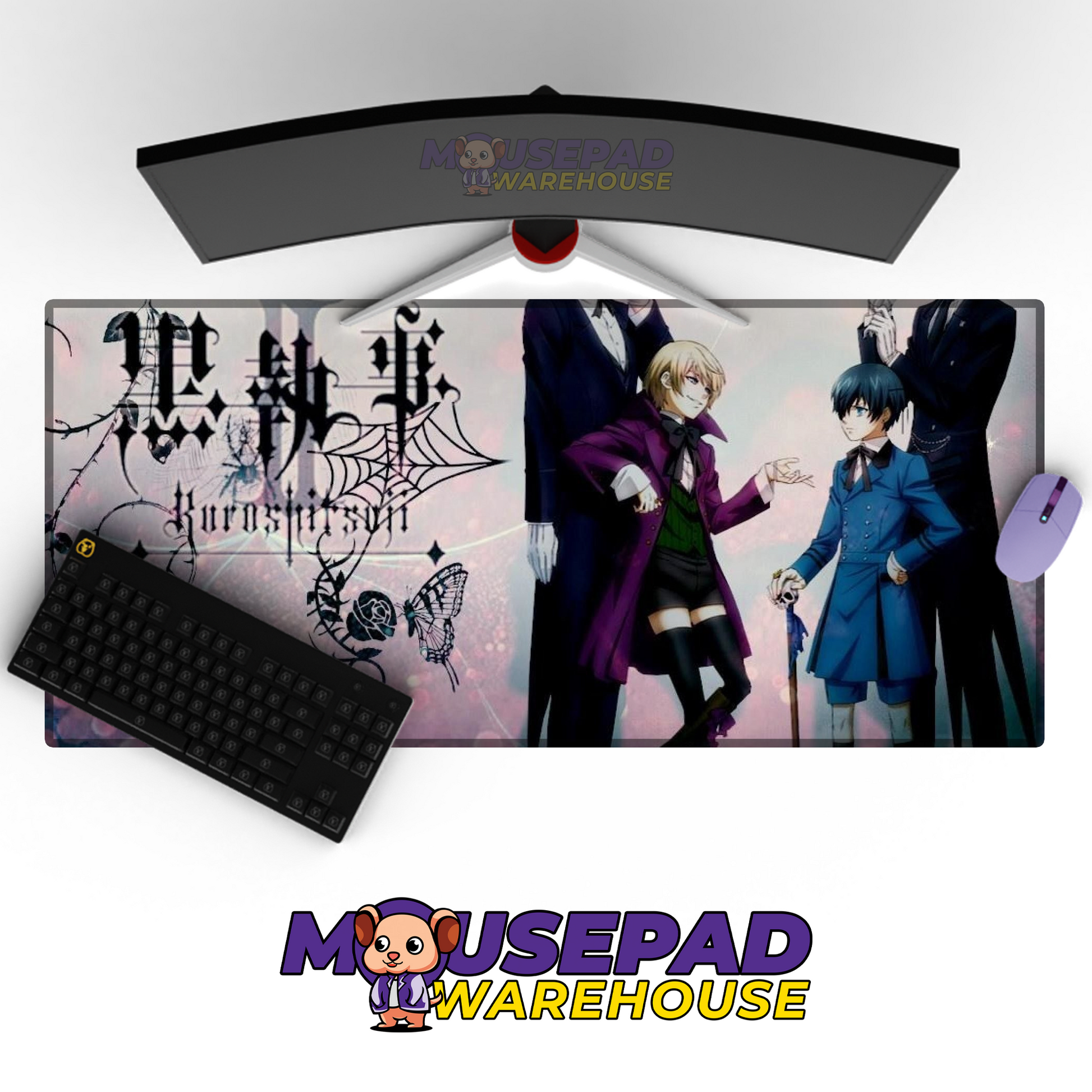 Black Butler V13 Mousepad Mockup