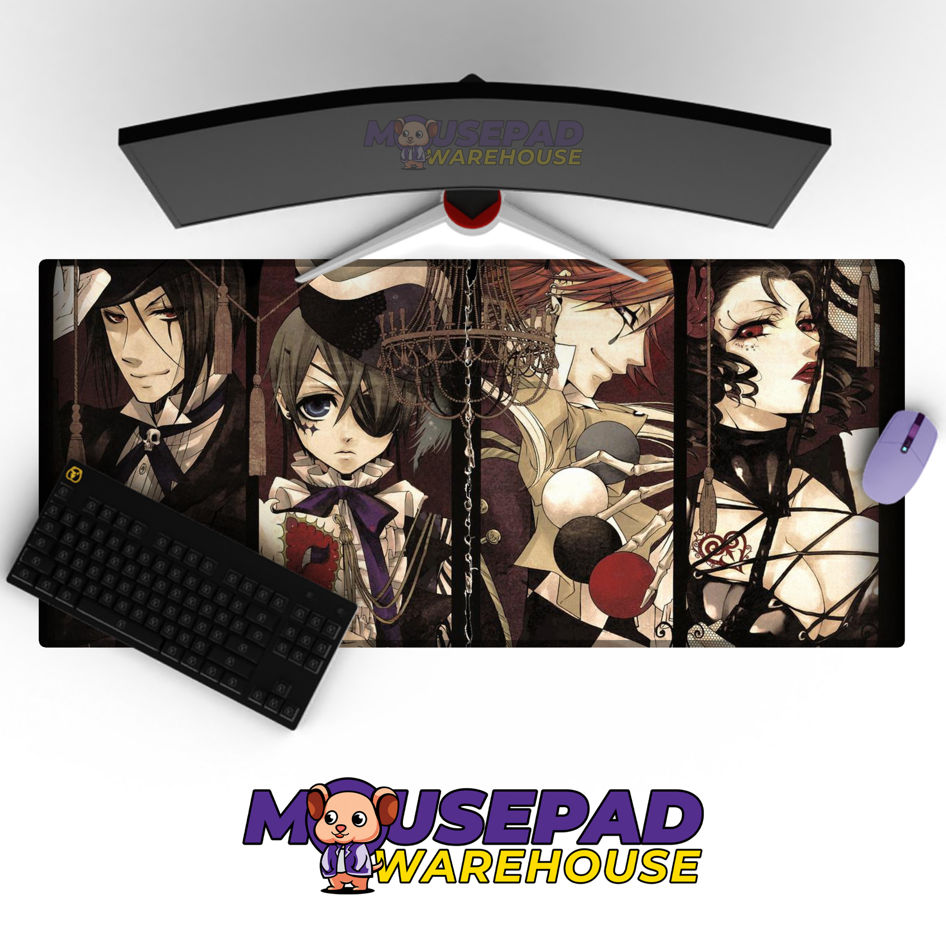 Black Butler V14 Mousepad Mockup