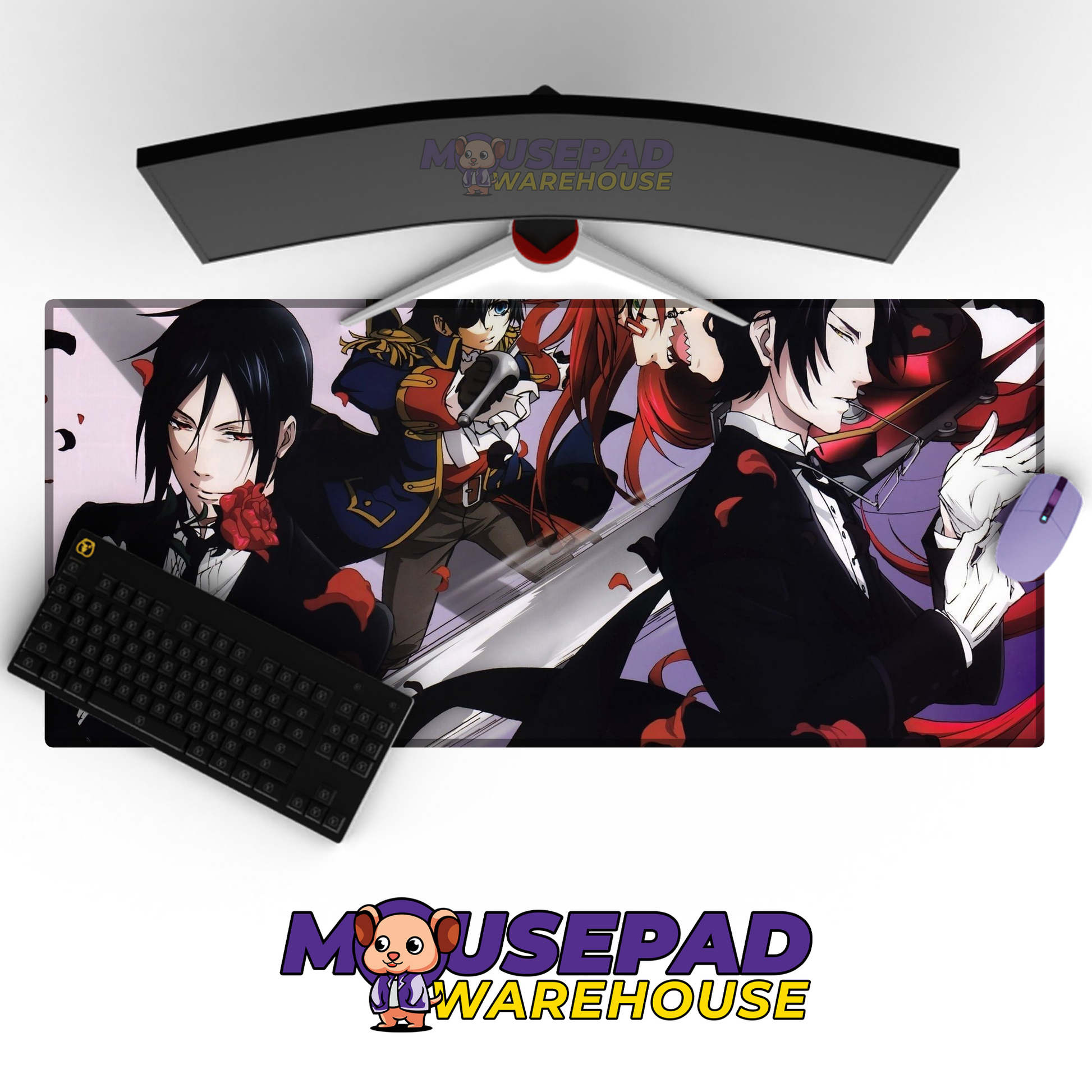 Black Butler V24 Mousepad Mockup