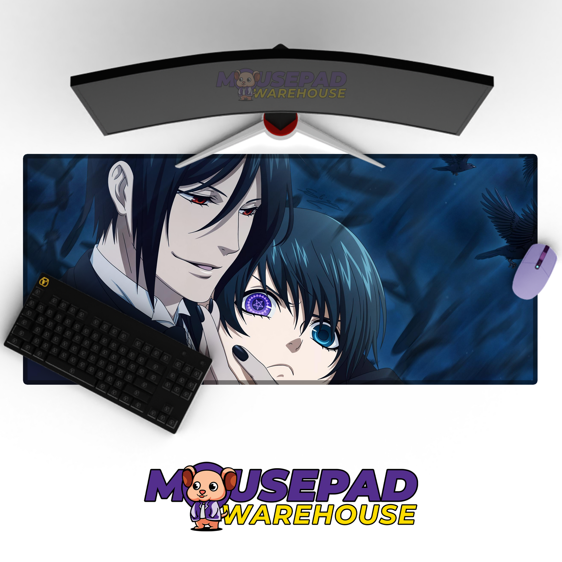 Black Butler V28 Mousepad Mockup