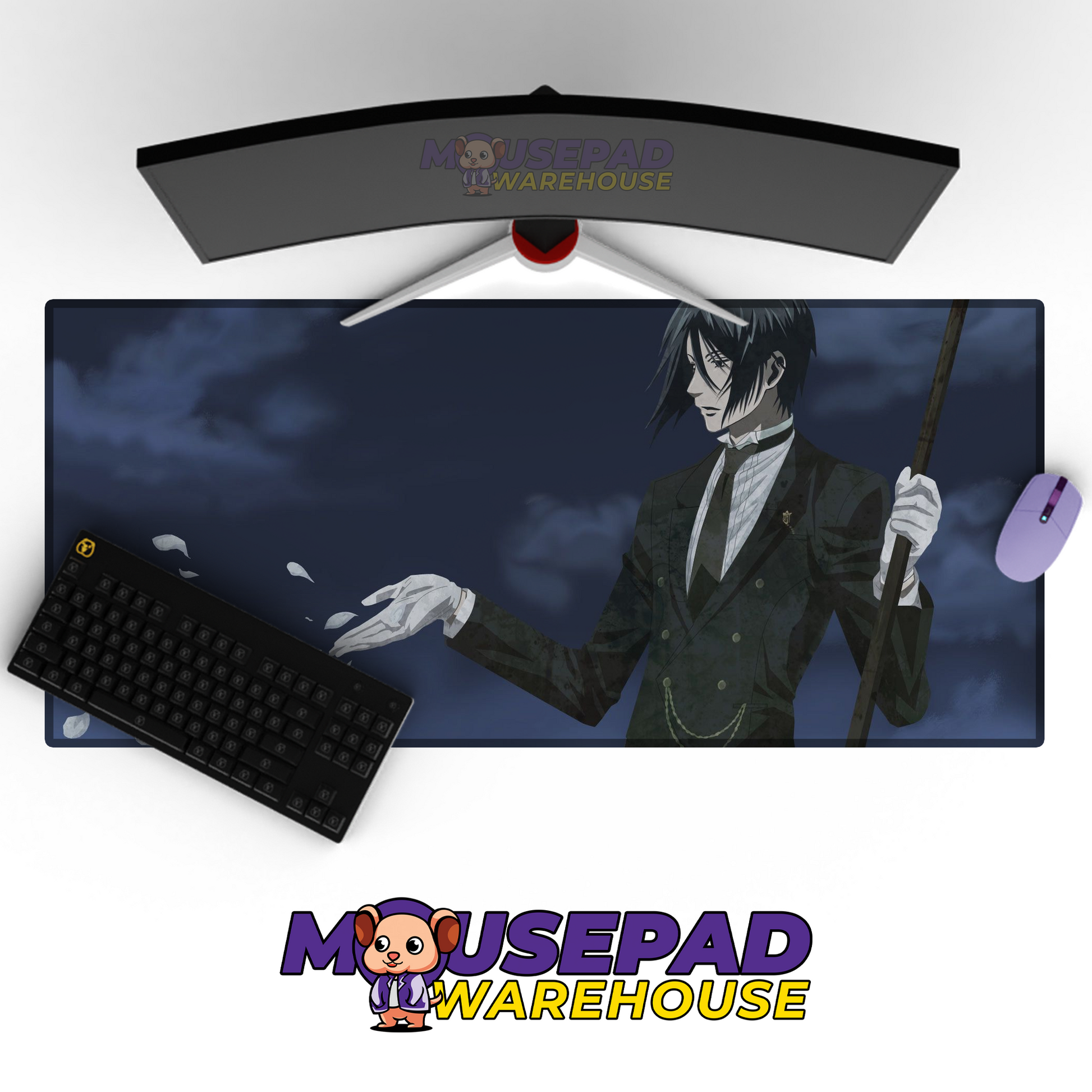 Black Butler V2 Mousepad Mockup