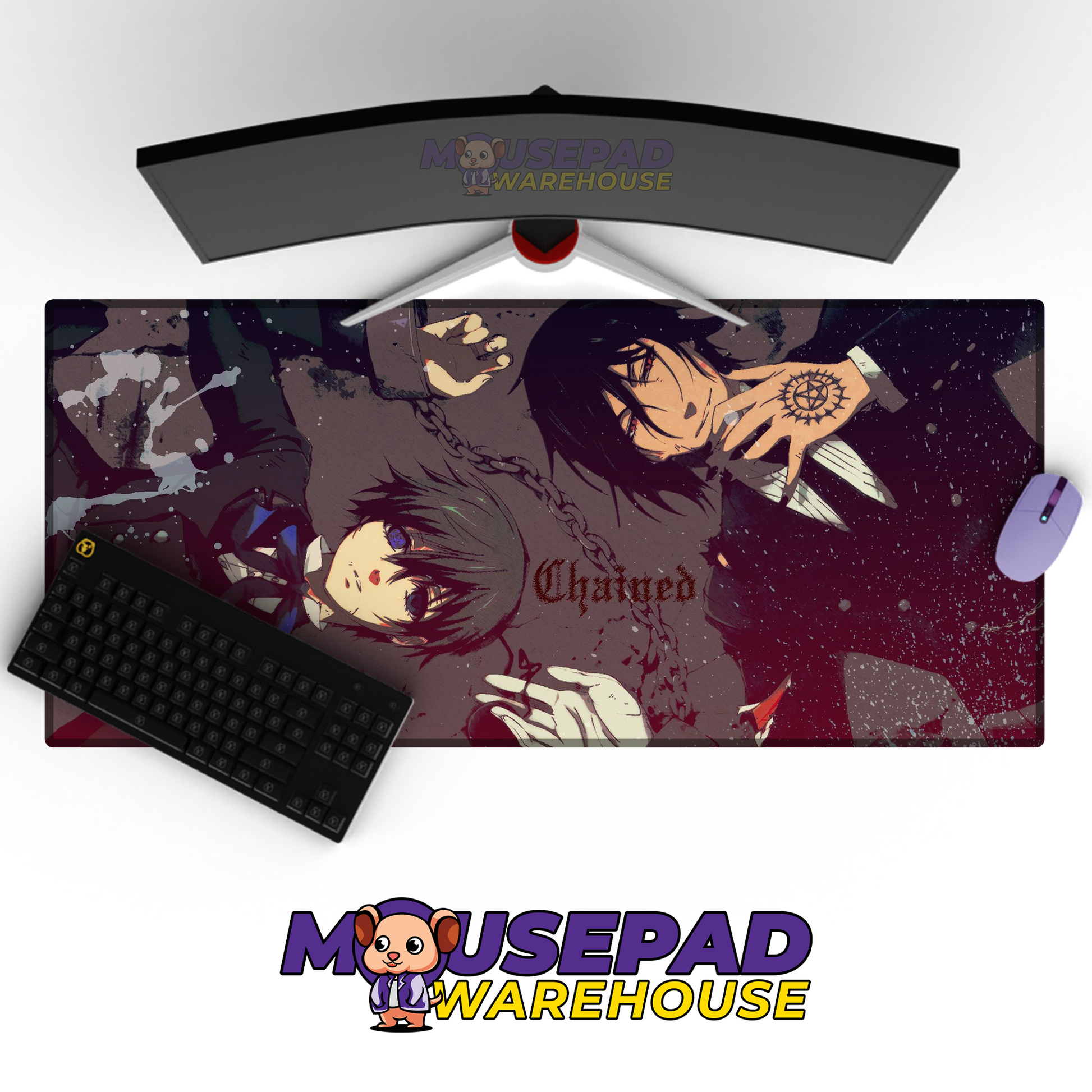 Black Butler V31 Mousepad Mockup