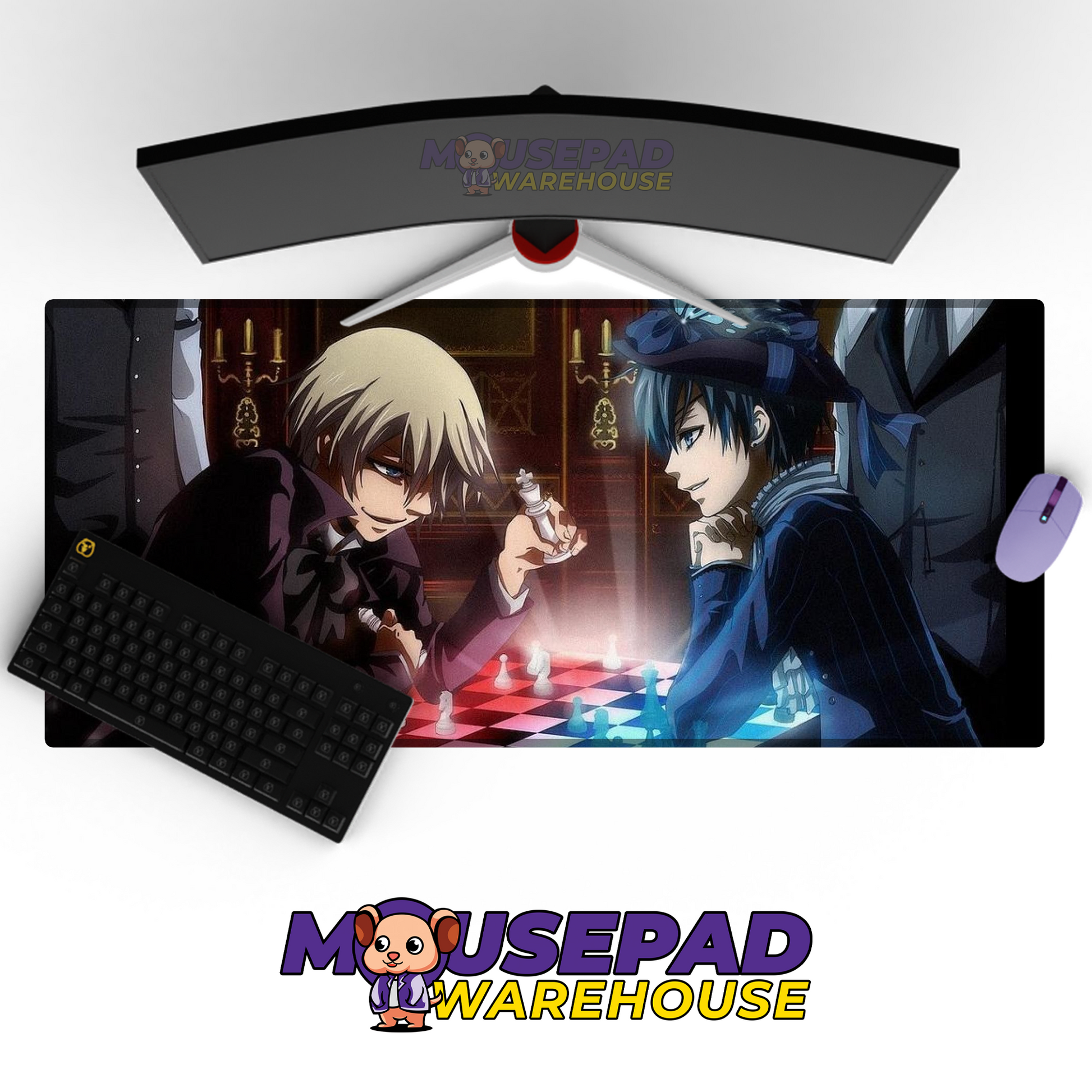 Black Butler V33 Mousepad Mockup