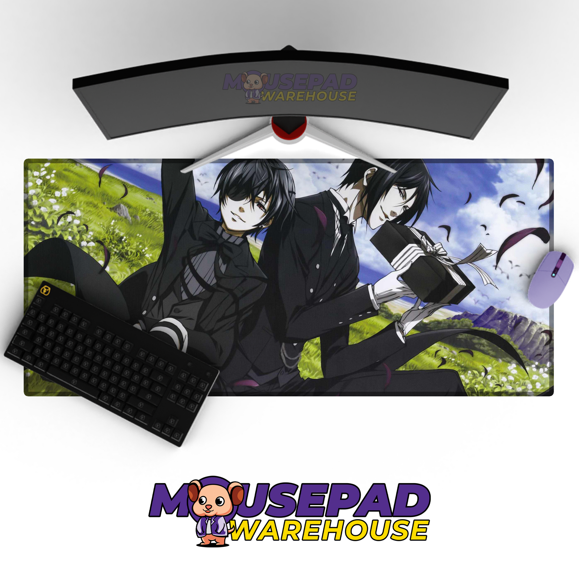 Black Butler V34 Mousepad Mockup