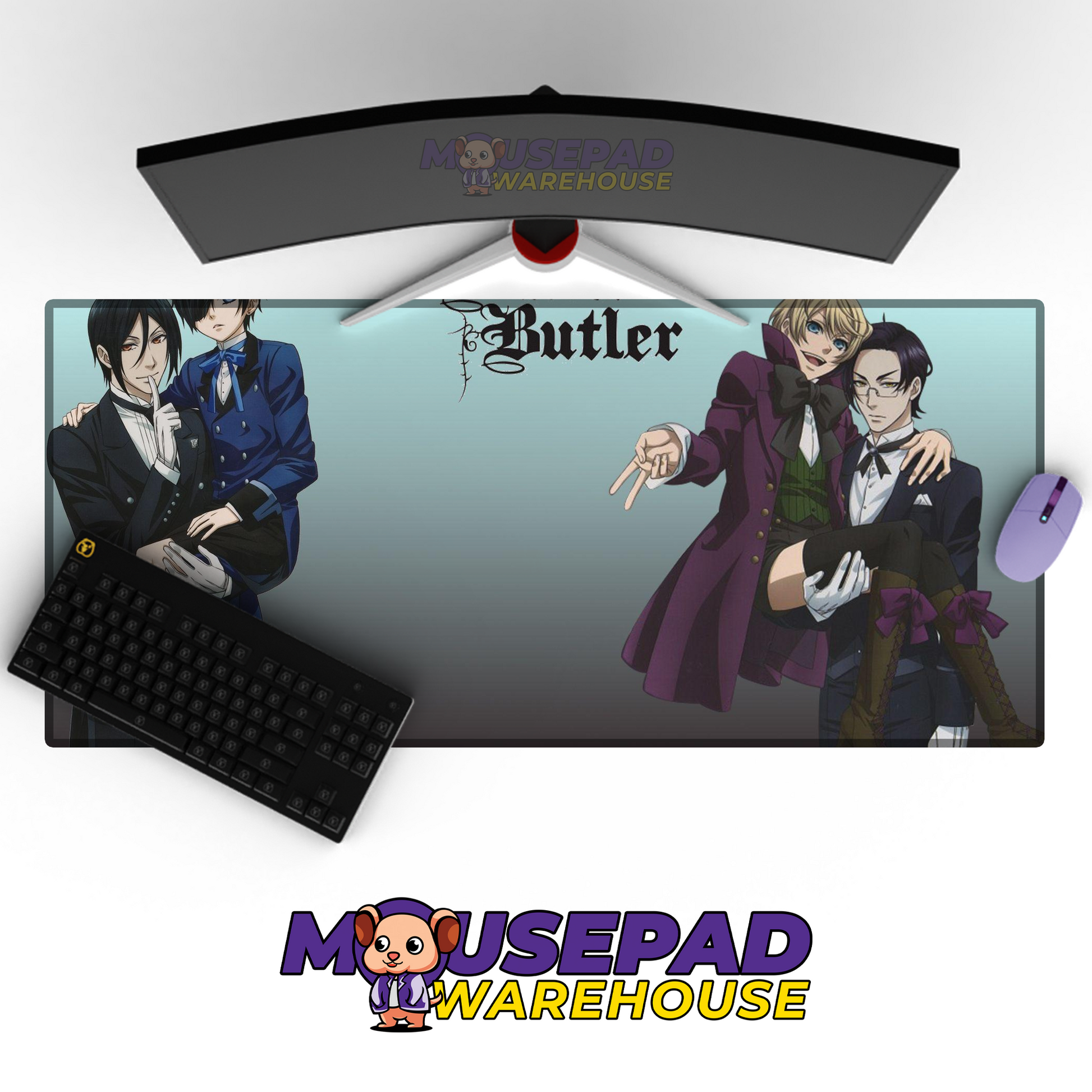 Black Butler V36 Mousepad Mockup