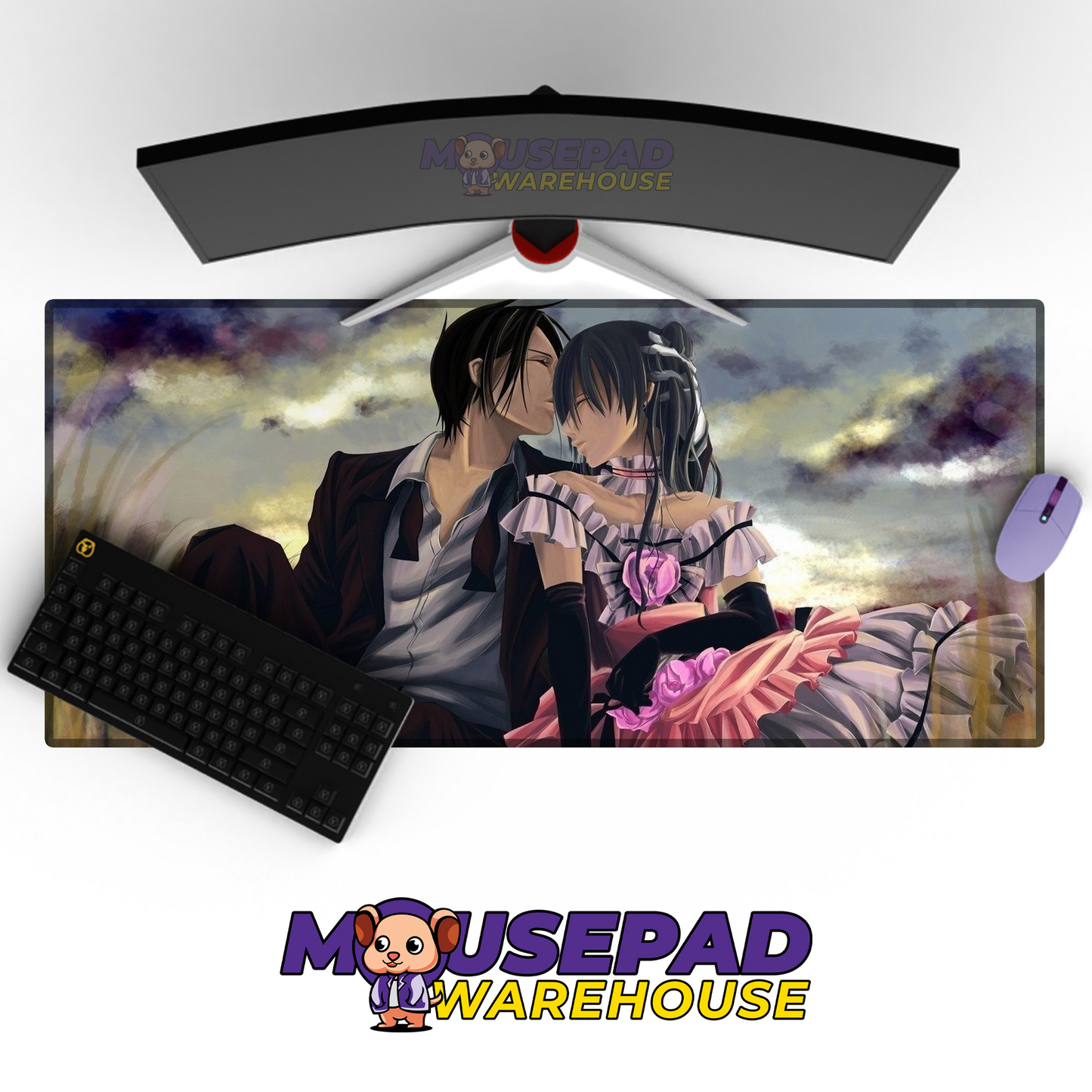 Black Butler V3 Mousepad Mockup