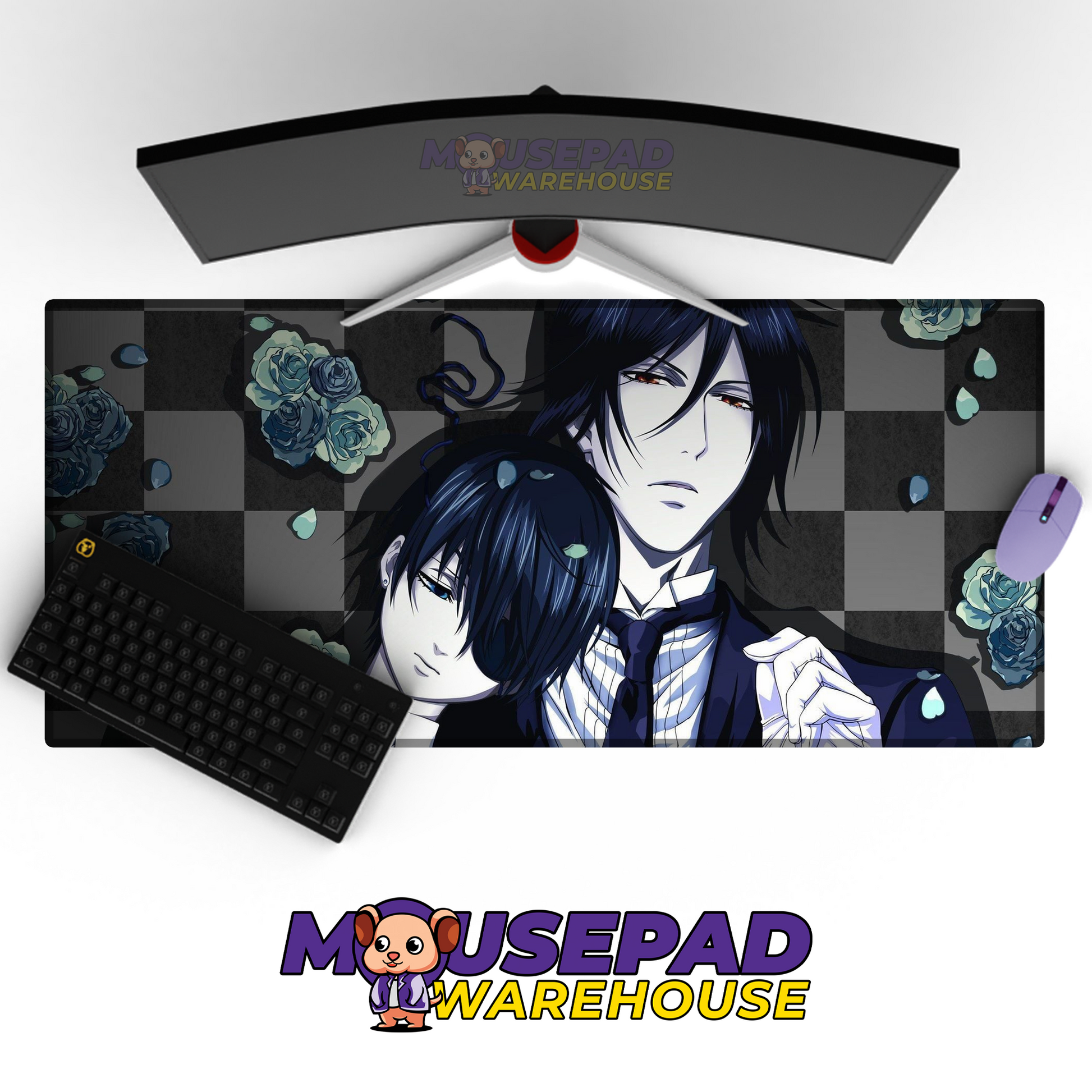 Black Butler V7 Mousepad Mockup