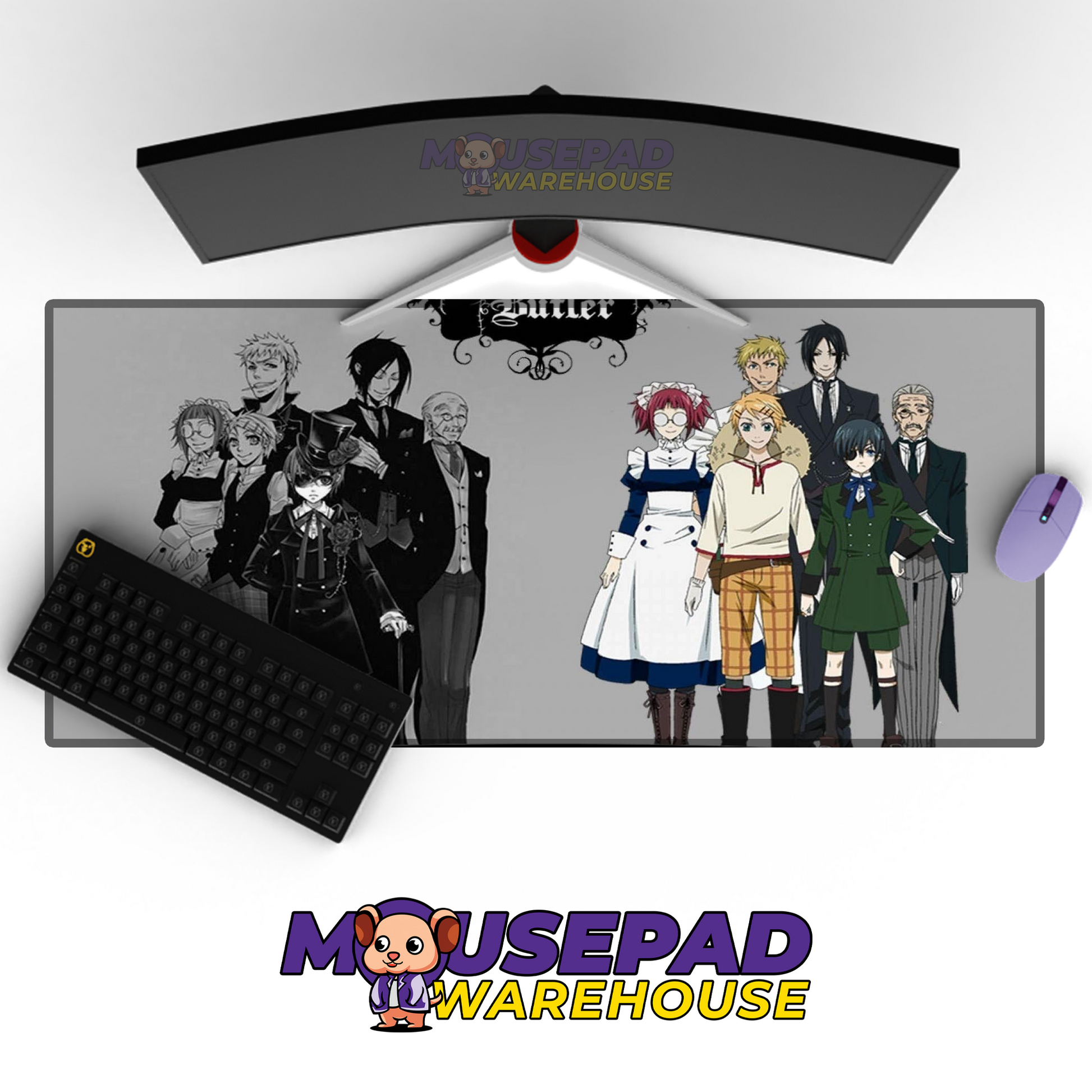 Black Butler V8 Mousepad Mockup