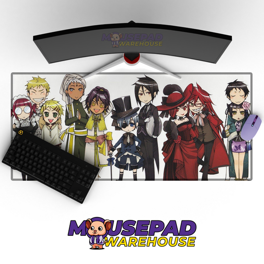 Black Butler V9 Mousepad Mockup