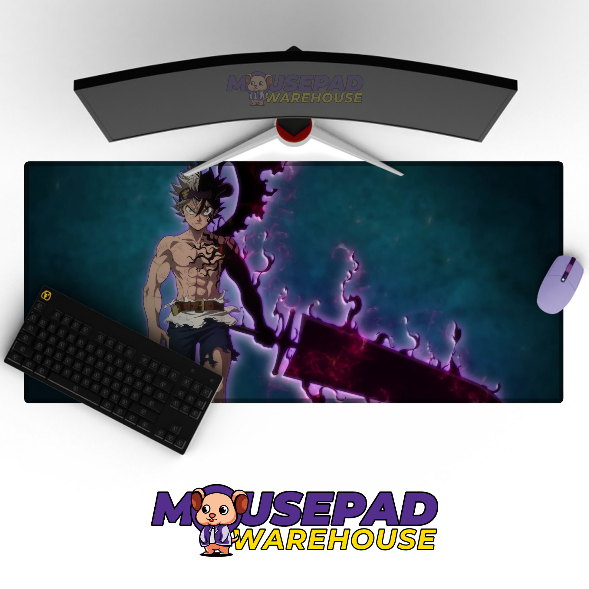 Black Clover V11 Mousepad Mockup