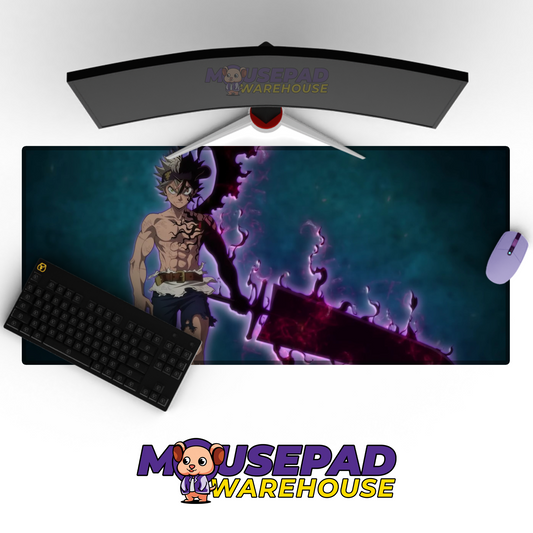 Black Clover V11 Mousepad Mockup