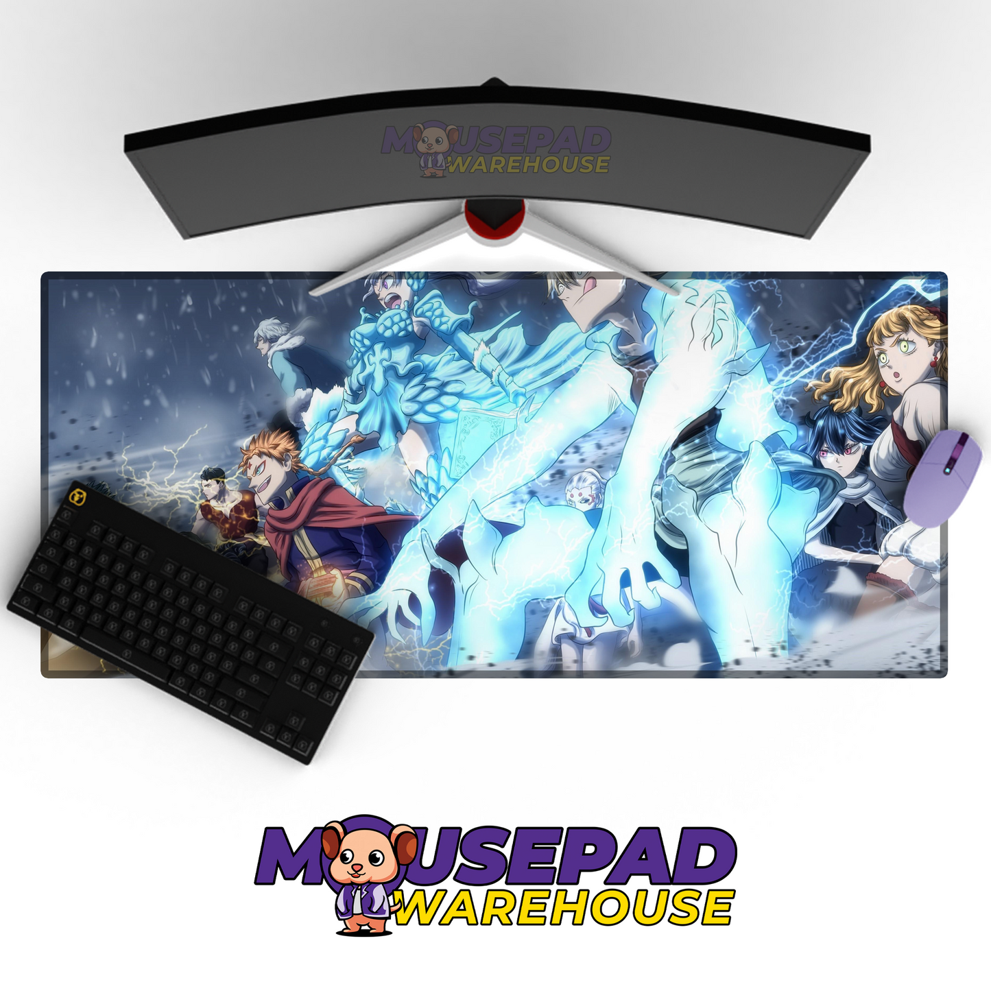 Black Clover V12 Mousepad Mockup