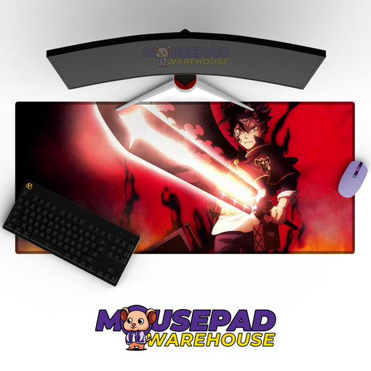 Black Clover V17 Mousepad Mockup
