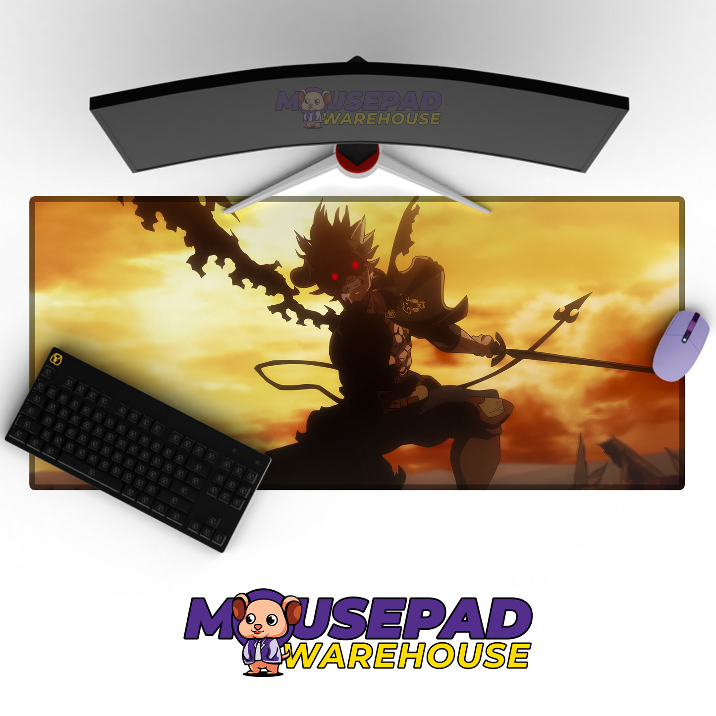 Black Clover V1 Mousepad Mockup