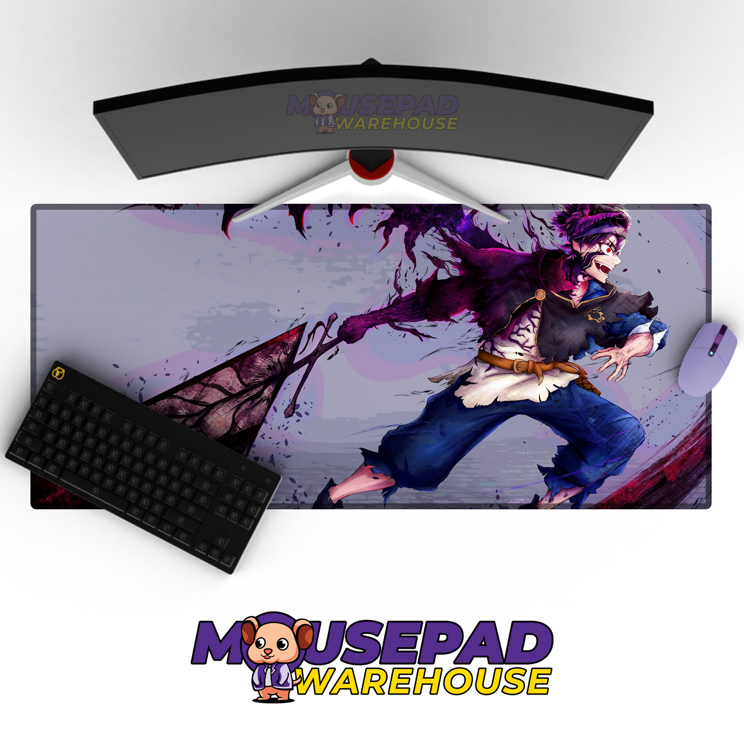 Black Clover V20 Mousepad Mockup