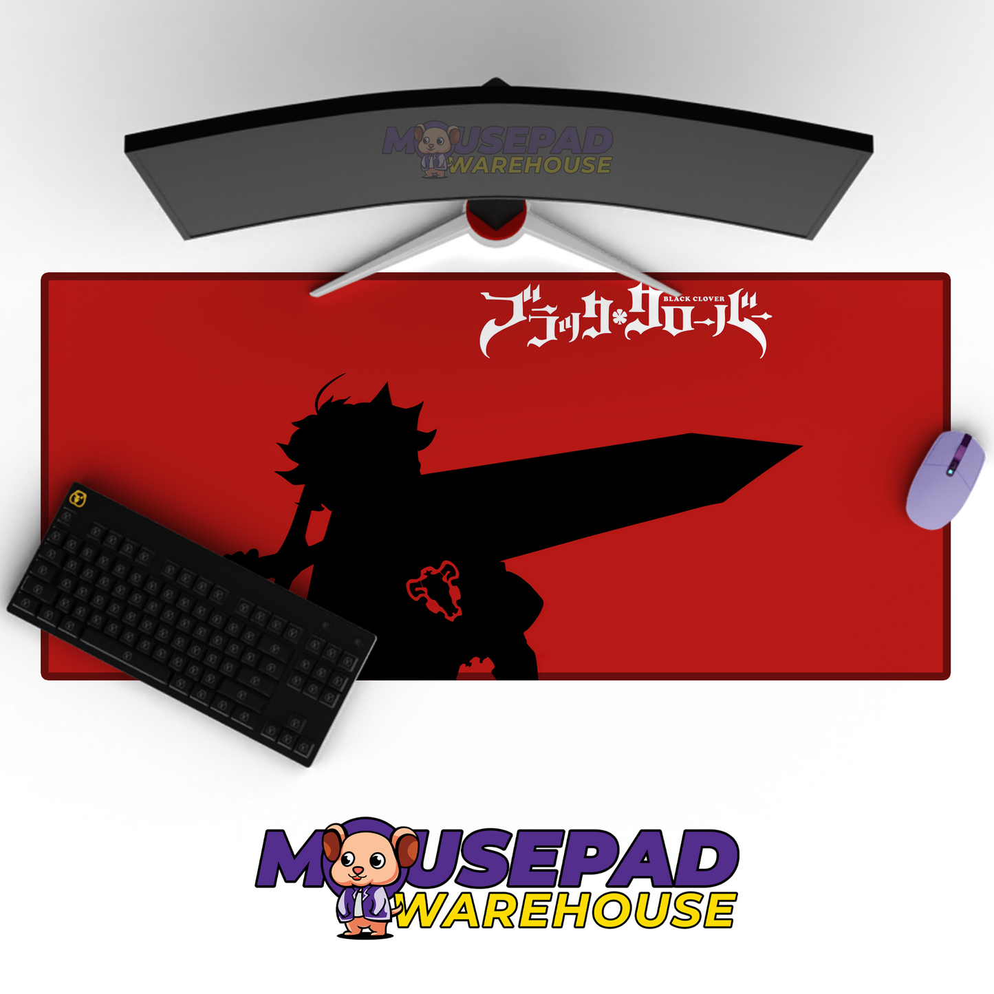 Black Clover V21 Mousepad Mockup