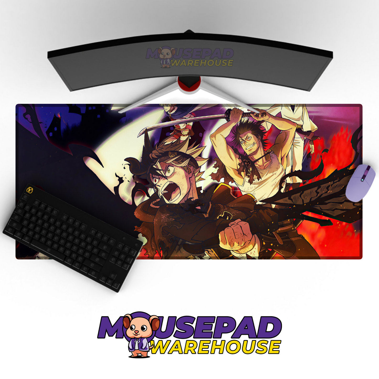 Black Clover V23 Mousepad Mockup