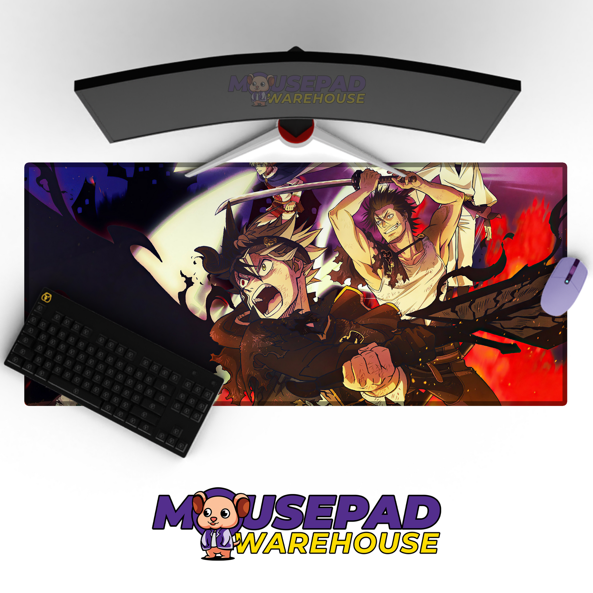 Black Clover V23 Mousepad Mockup