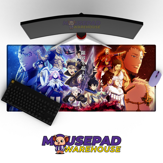 Black Clover V2 Mousepad Mockup