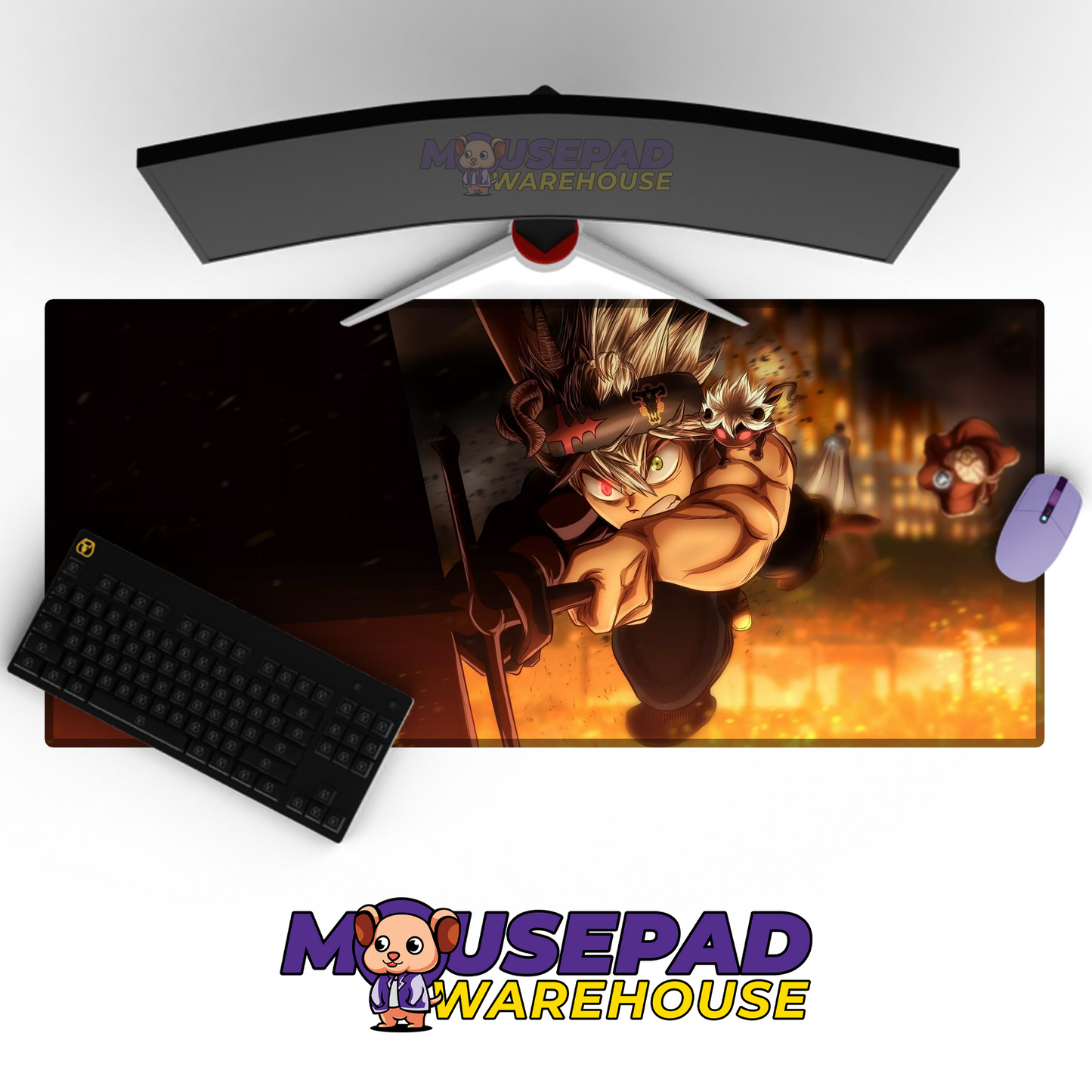 Black Clover V4 Mousepad Mockup