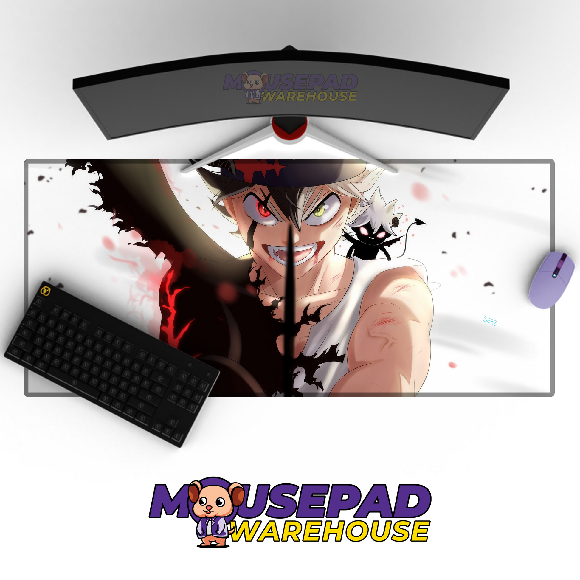 Black Clover V9 Mousepad Mockup