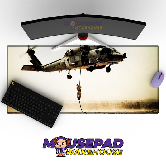 Black Hawk Helicopter V10 Mousepad Deskmat Mockup