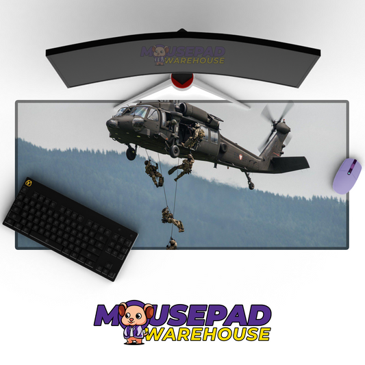 Black Hawk Helicopter V11 Mousepad Deskmat Mockup