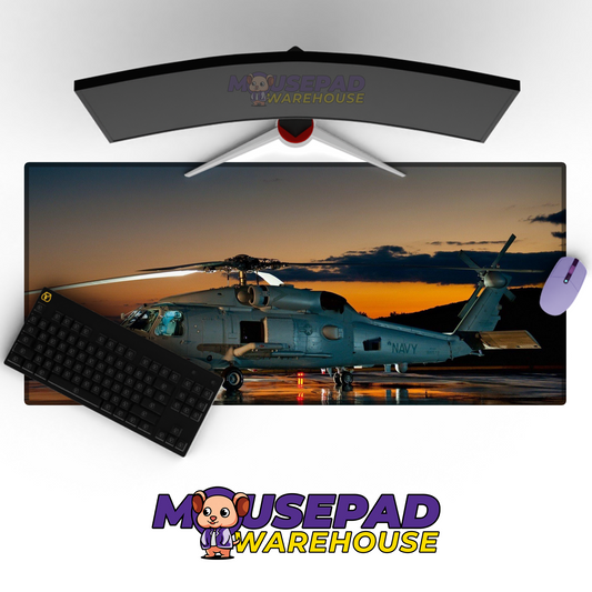 Black Hawk Helicopter V15 Mousepad Deskmat Mockup