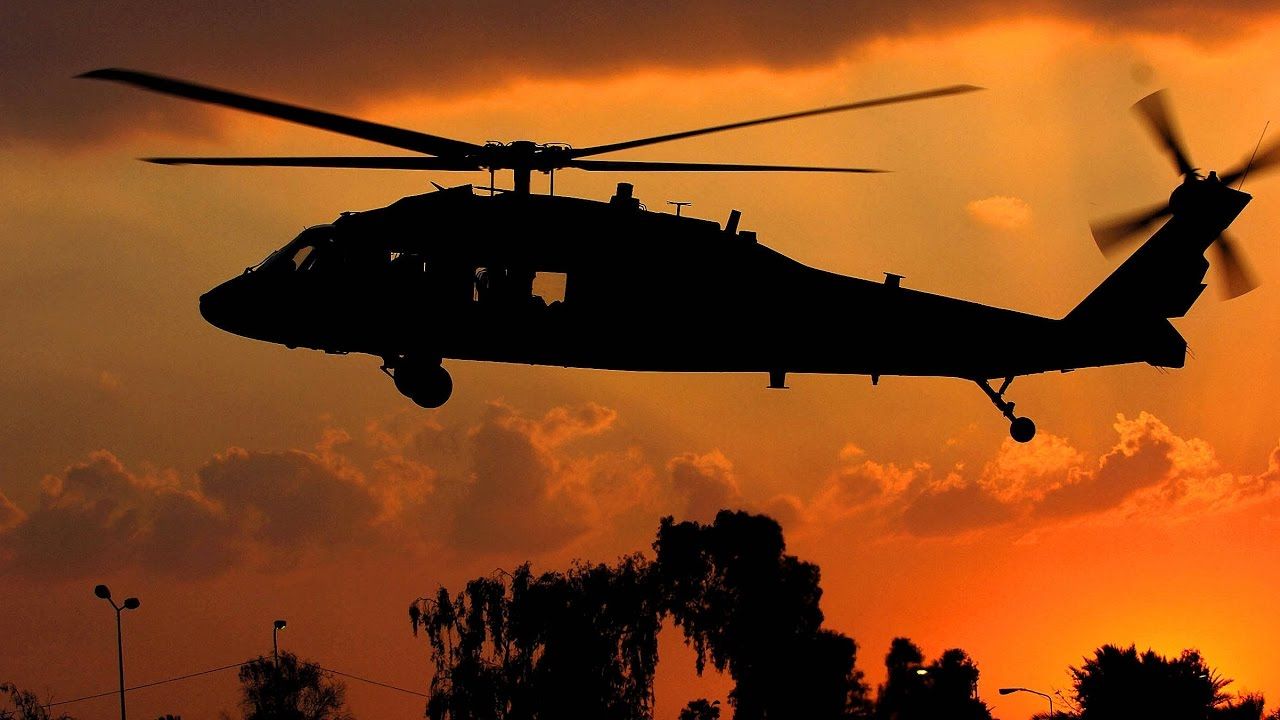 Black Hawk Helicopter V17 Mousepad Deskmat