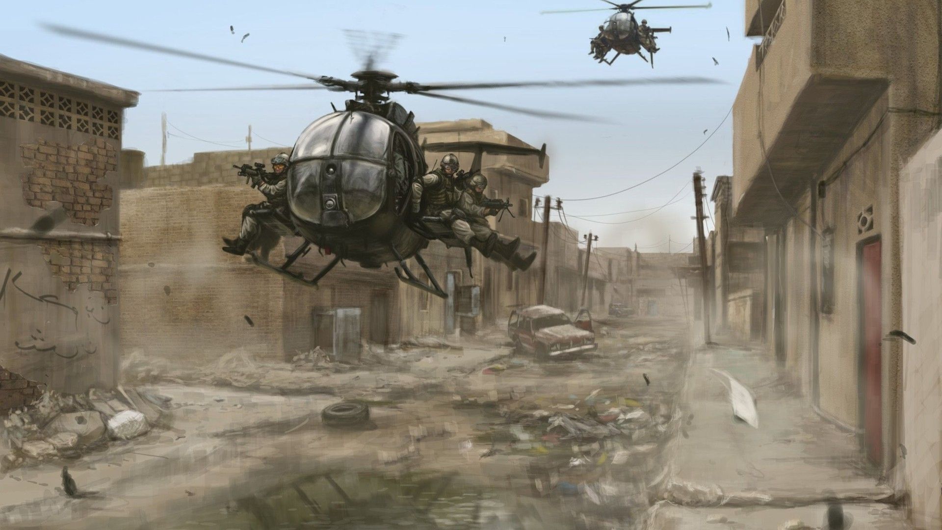 Black Hawk Helicopter V18 Mousepad Deskmat